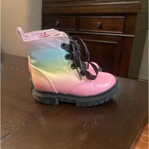 Rainbow boots